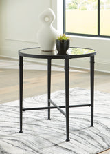 Thomner Black Accent Table