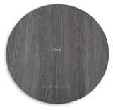 Sethlen Gray/Black Accent Table