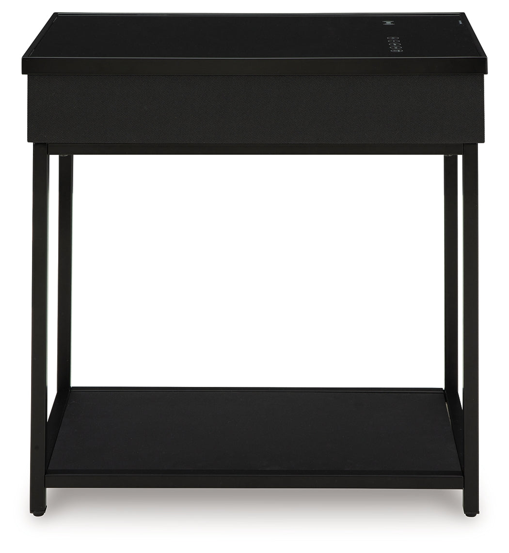 Thomwith Black Accent Table