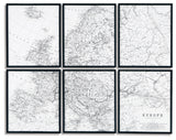 Avanworth Black/White Wall Art (Set Of 6)