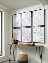 Avanworth Black/White Wall Art (Set Of 6)