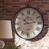 Augustina Antique Black Wall Clock