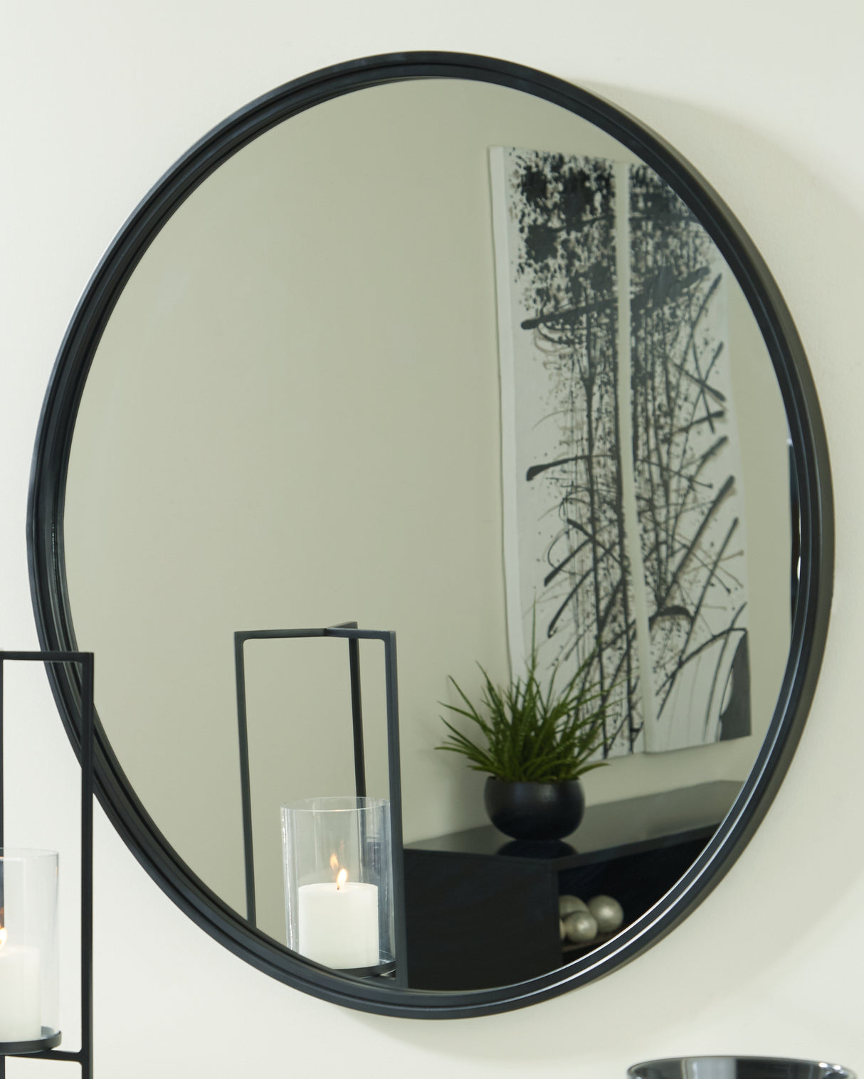 Brocky Black Accent Mirror