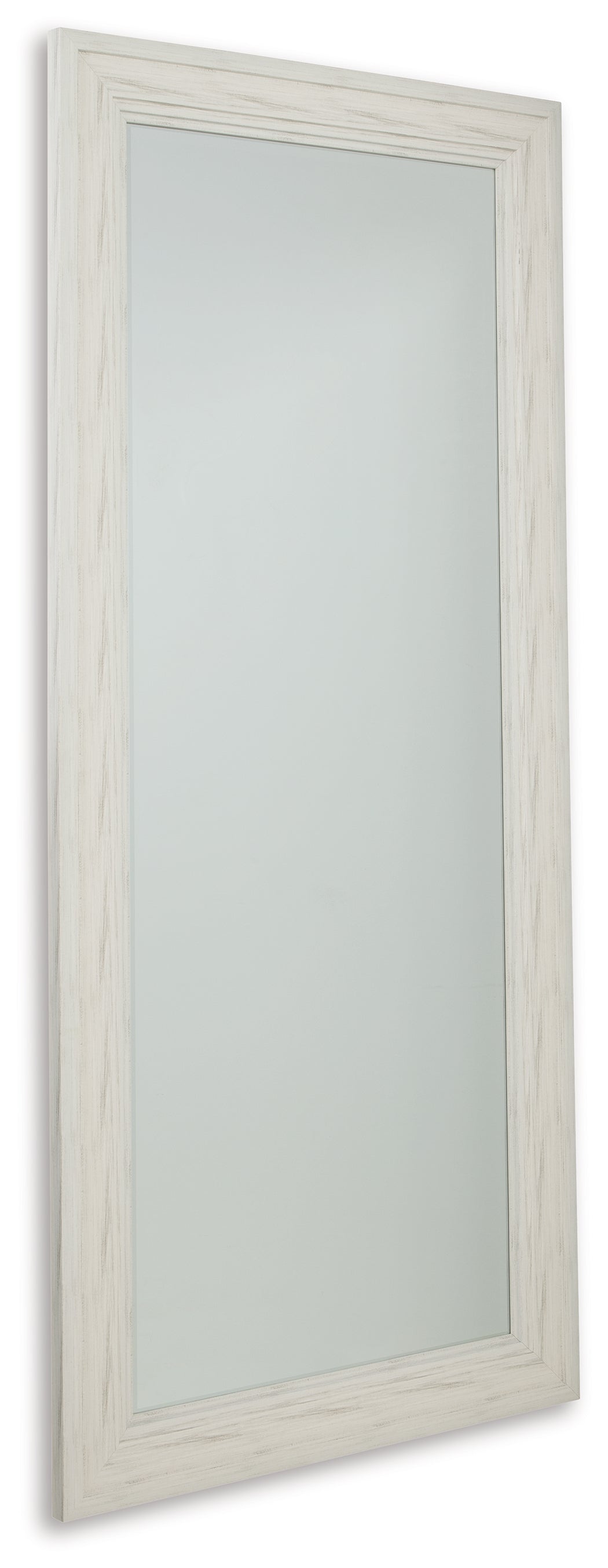 Jacee Antique White Floor Mirror