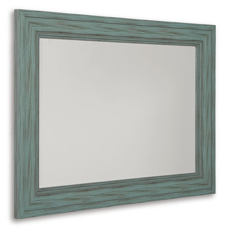 Jacee Antique Teal Accent Mirror