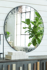 Kali Black Accent Mirror