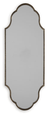 Hallgate Antique Gold Finish Accent Mirror