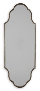 Hallgate Antique Gold Finish Accent Mirror