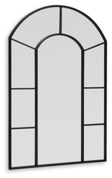 Evengton Black Accent Mirror