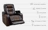 Composer Brown Power Recliner