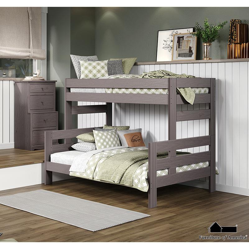 Damaris Gray Bunk Bed