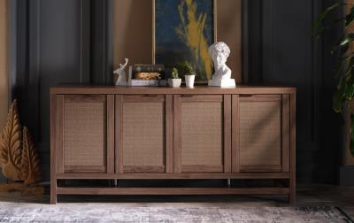 Arden 4 Door Console (Alegro Walnut) 1 Piece