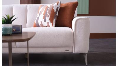 Atlanta Sectional Love Seat (Peru Cream)