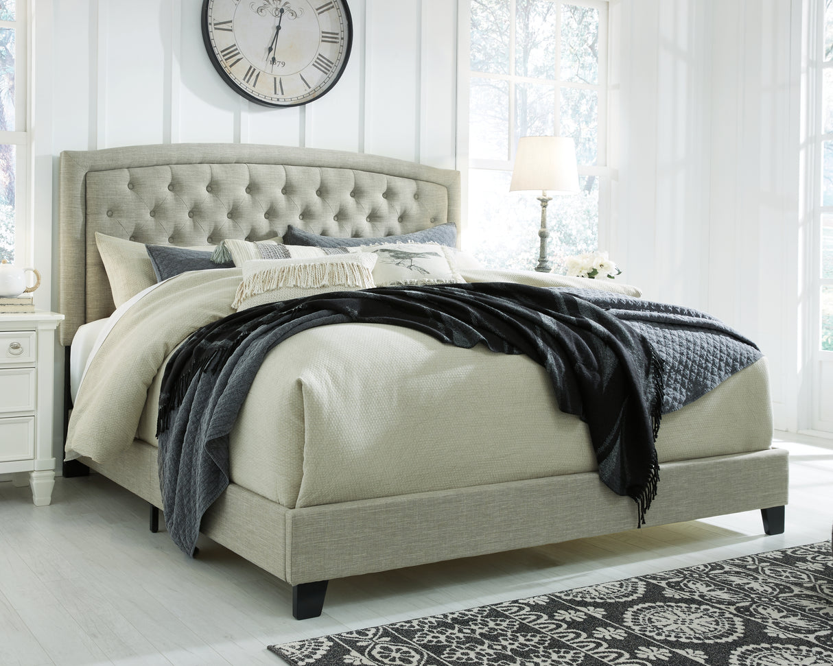 Jerary Gray King Upholstered Bed