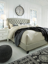 Jerary Gray King Upholstered Bed