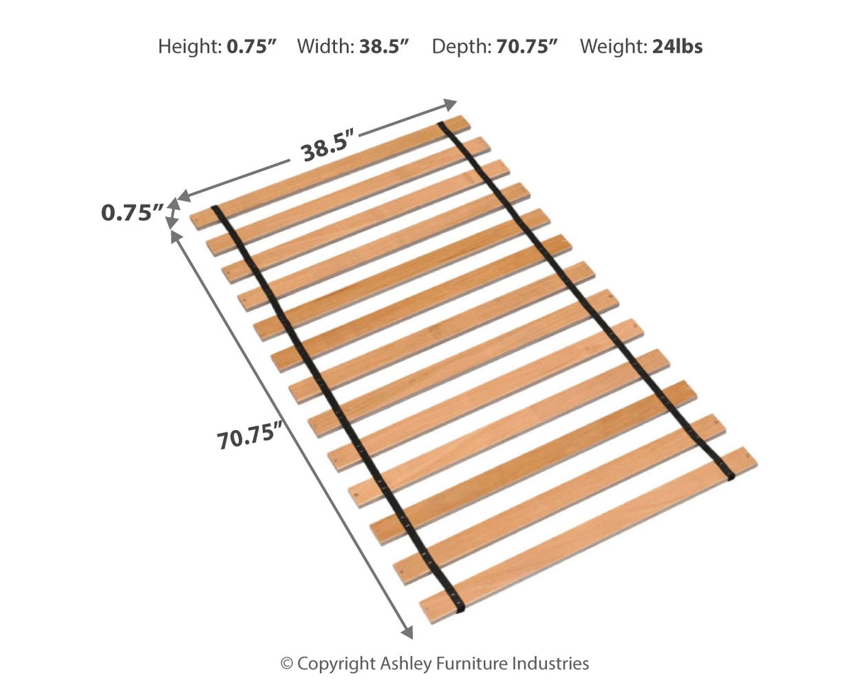 Frames Brown And Rails Twin Roll Slat