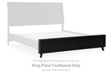 Danziar Black King Panel Footboard