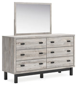 Vessalli Queen Panel Headboard, Dresser and Mirror