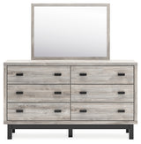 Vessalli King Panel Bed, Dresser and Mirror