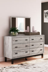 Vessalli King Panel Headboard, Dresser and Mirror