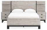 Vessalli Queen Panel Bed with Extensions