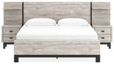 Vessalli King Panel Bed with Extensions