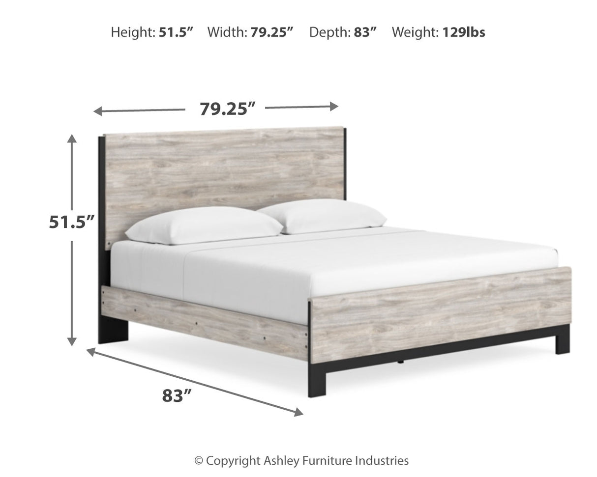 Vessalli King Panel Bed, Dresser and Mirror