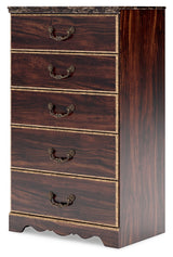 Glosmount Two-Tone Chest Of Drawers