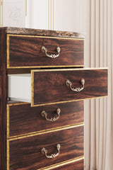 Glosmount Two-Tone Chest Of Drawers