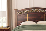 Glosmount Two-Tone King Poster Headboard