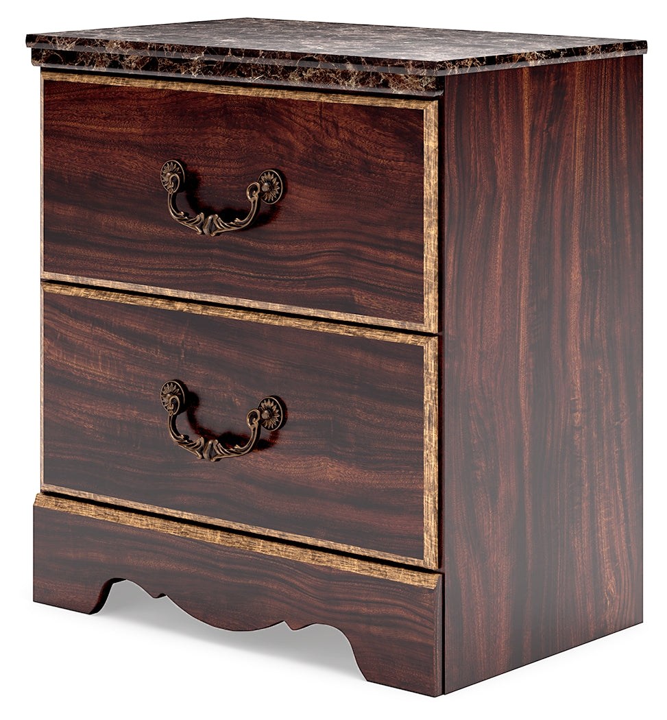 Glosmount Two-Tone Nightstand