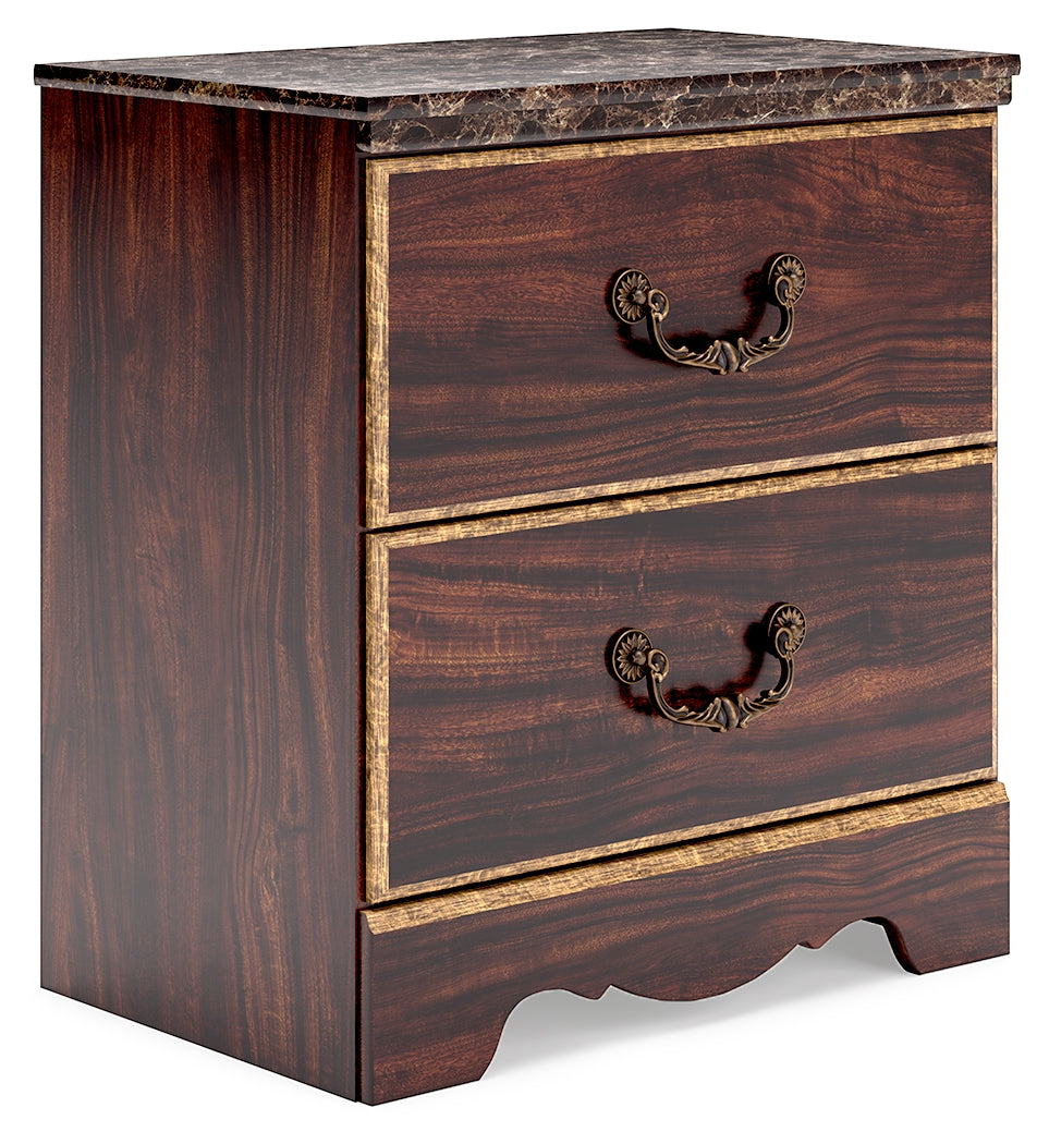 Glosmount Two-Tone Nightstand