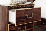 Glosmount Two-Tone Nightstand