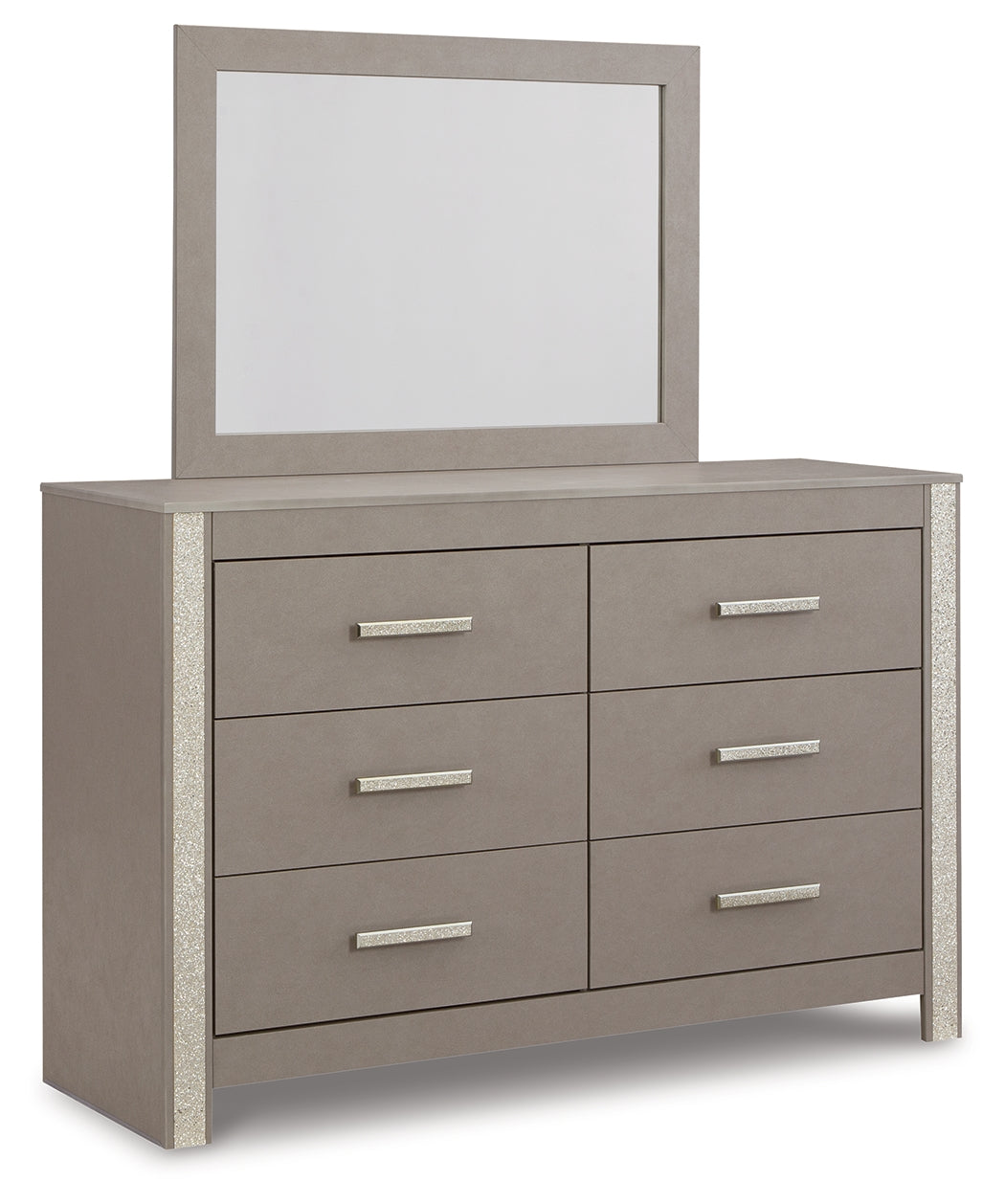 Surancha Queen/Full Panel Headboard, Dresser and Mirror