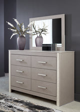 Surancha Queen Poster Bed, Dresser and Mirror