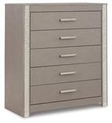 Surancha Gray Chest Of Drawers