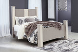 Surancha Queen Poster Bed, Dresser, Mirror and Nightstand