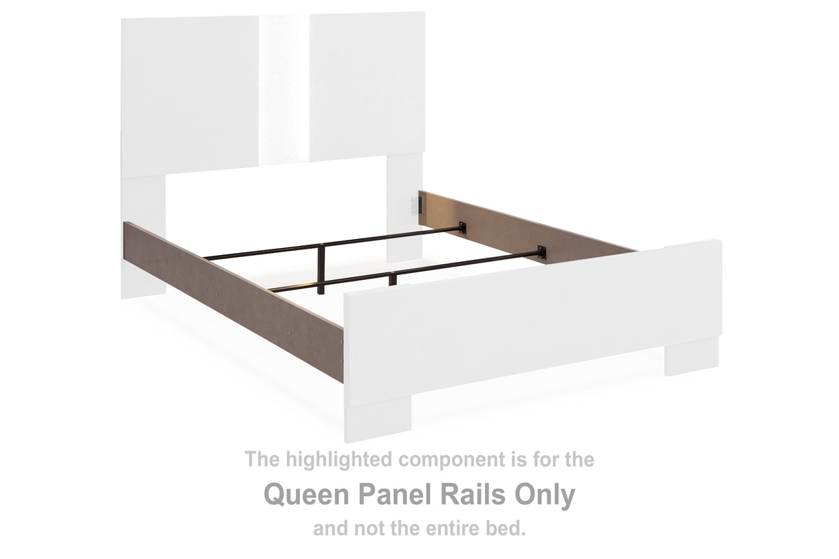 Surancha Gray Queen Panel Rails