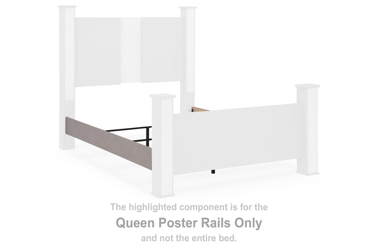 Surancha Gray Queen Poster Rails