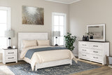 Gerridan White/Gray Nightstand