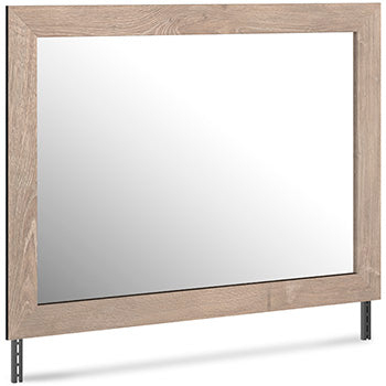 Senniberg Light Brown/White Bedroom Mirror