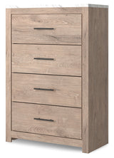 Senniberg Light Brown/White Chest Of Drawers