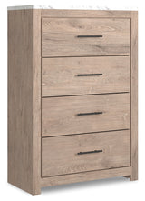 Senniberg Light Brown/White Chest Of Drawers