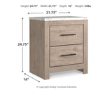 Senniberg King Panel Bed, Dresser, Mirror, and Nightstand