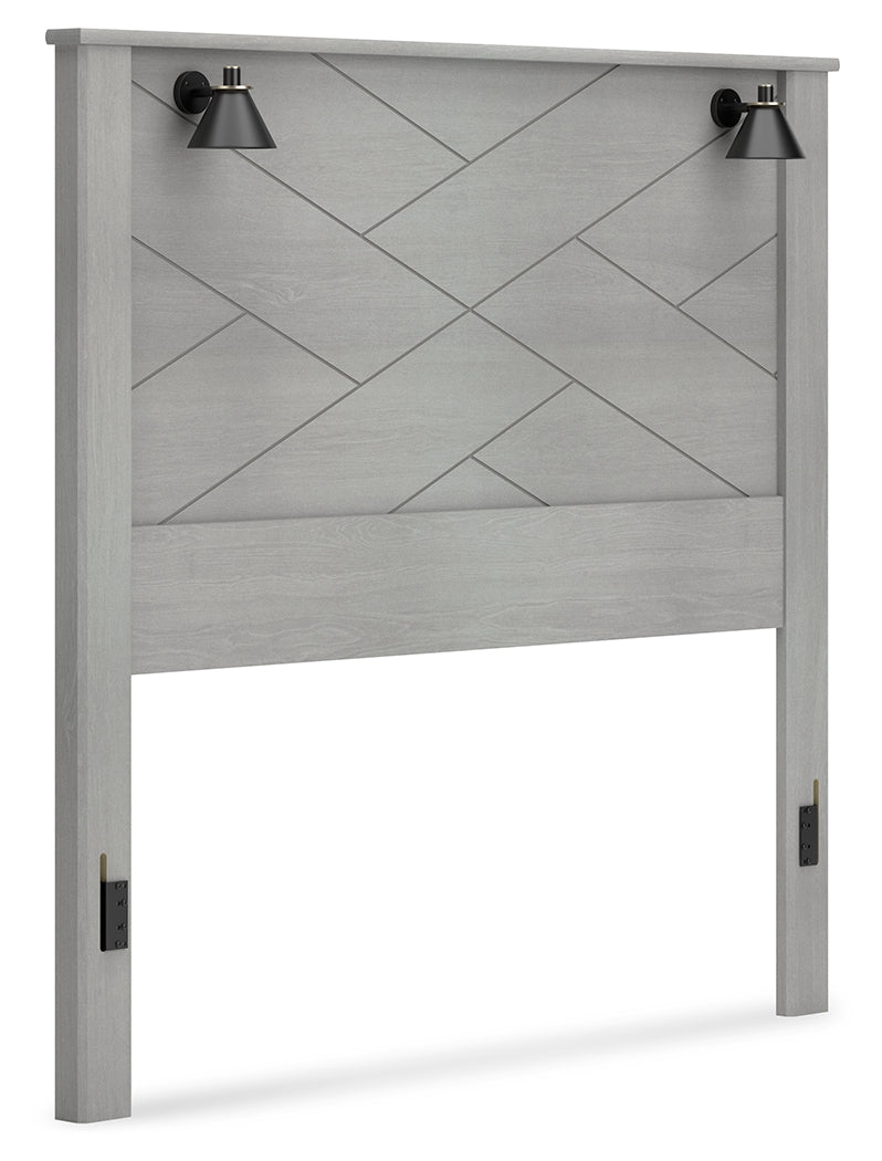 Cottonburg Light Gray Queen Panel Headboard