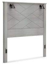 Cottonburg Light Gray Queen Panel Headboard