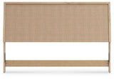 Cielden Two-Tone King Panel Headboard