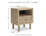 Cielden Two-Tone Nightstand