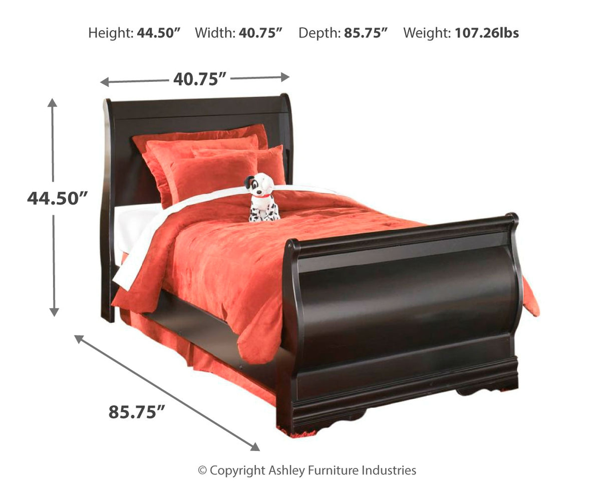 Huey Vineyard Twin Sleigh Bed