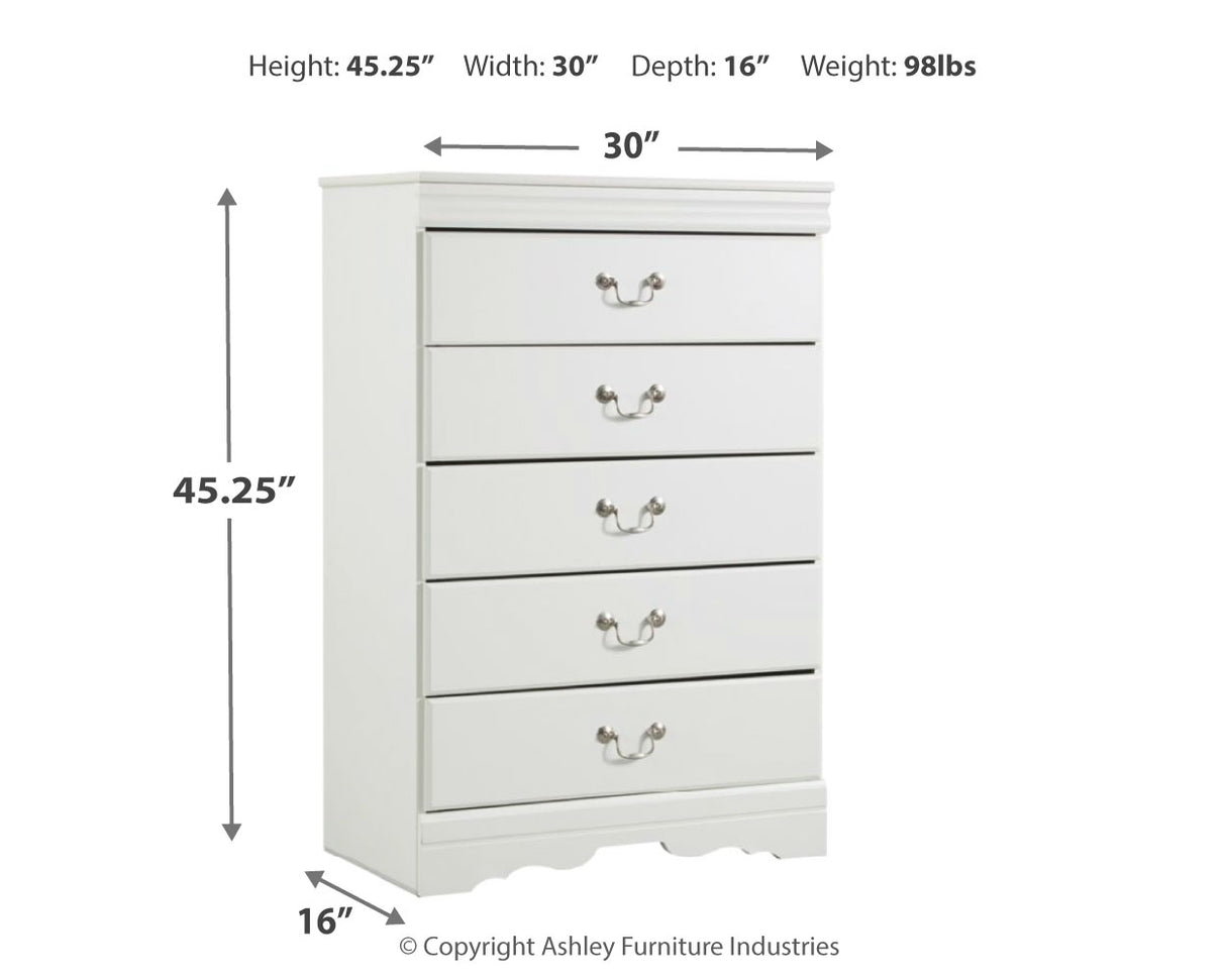 Anarasia Twin Sleigh Bed and Chest